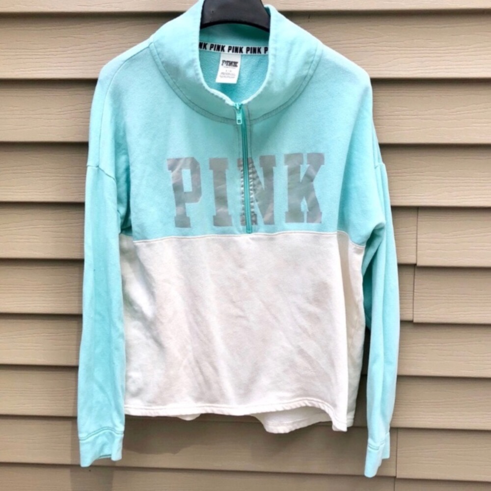 Pink Victoria’s Secret Half Zip Up